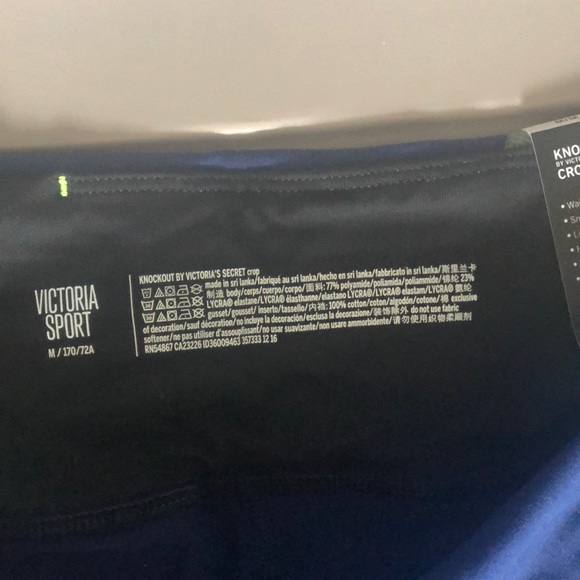 NWT Victoria’s Secret sport knock out crops Sz m - Picture 6 of 8